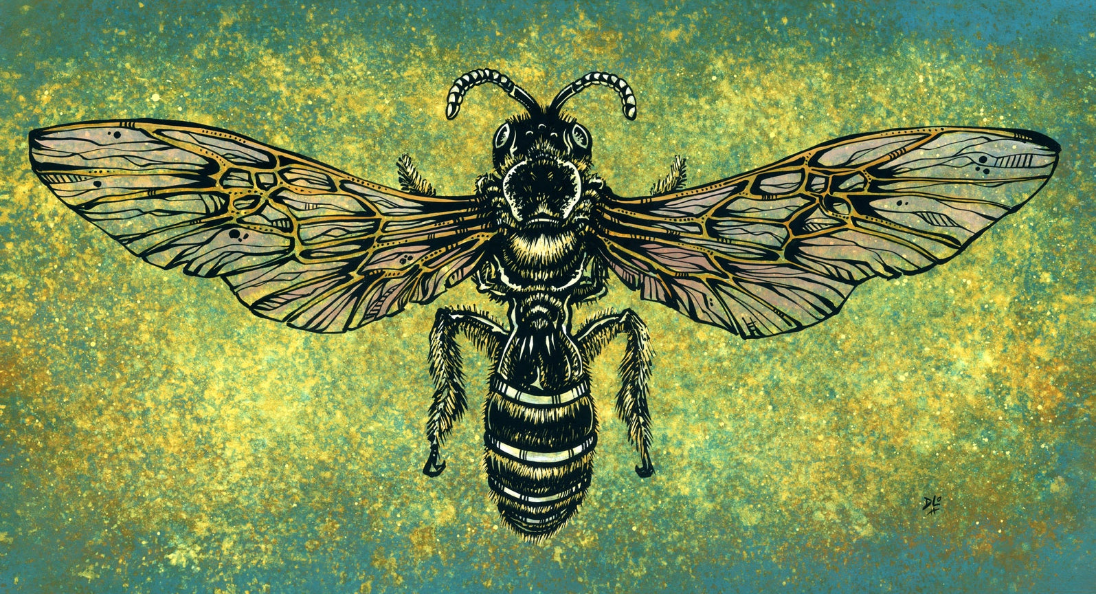 Bee by Lowbrow Artist David Lozeau